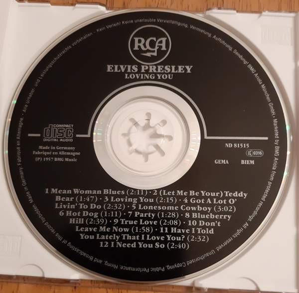 Elvis Presley: Loving You CD (sis pk) Forssa - valokuva 2