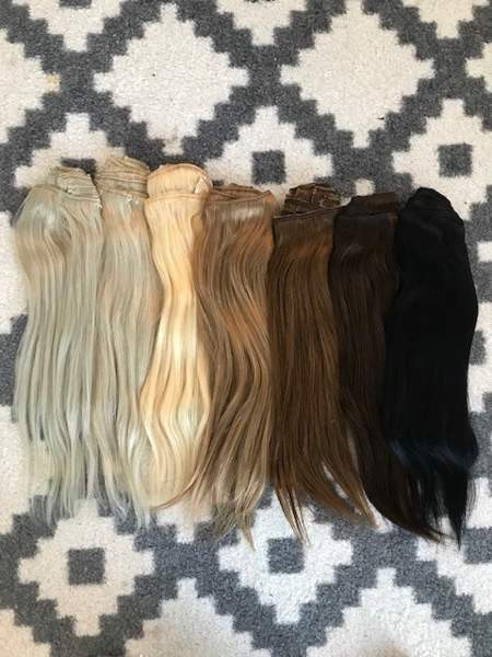 Klipsipidennys, clip-in, 40cm, uudet Tampere - photo 2