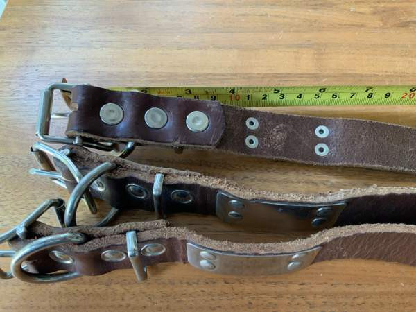 Käyttämätön kaulapanta (4mm paksu ruskea nahka) Tuusula - photo 3