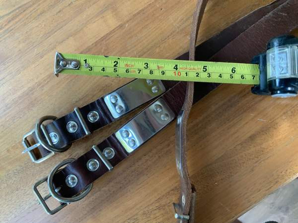 Käyttämätön kaulapanta (4mm paksu ruskea nahka) Tuusula - photo 2