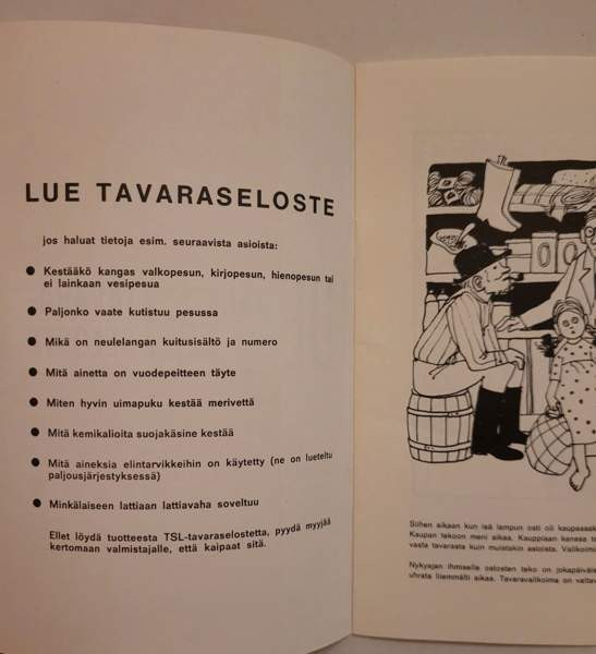 Opas: Lue TSL Tavaraseloste (1978) Helsinki – foto 3