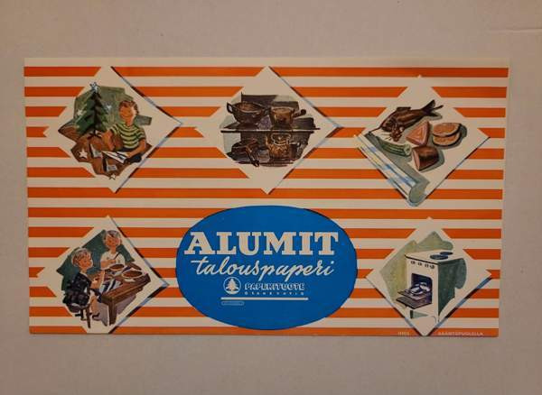 Alumit talouspaperi -esite 1960-luvulta Helsinki - изображение 1