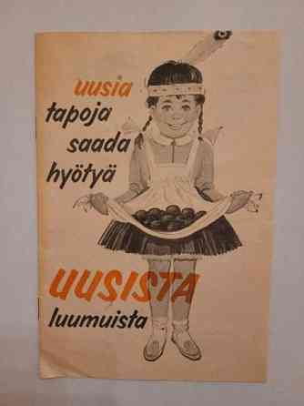 Vanha esite Uusista Kalifornian luumuista Helsinki