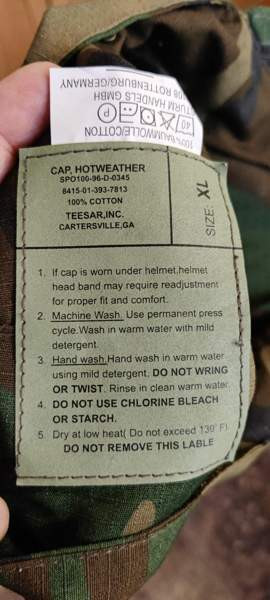 Teesari" kenttälakki, maastokuvioinen lippis Helsinki - photo 3