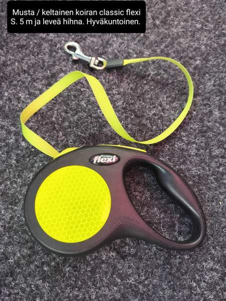 Keltainen koiran flexi S Salo - valokuva 1