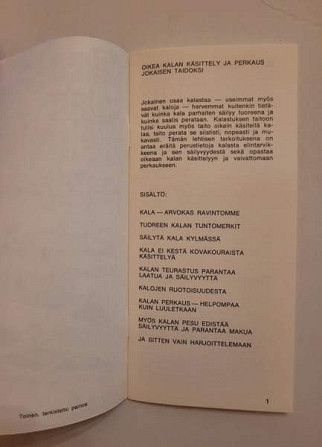 Suomen Kalastusyhdistyksen kalankäsittelyopas Helsinki – foto 3