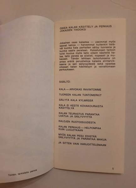 Suomen Kalastusyhdistyksen kalankäsittelyopas Helsinki – foto 3