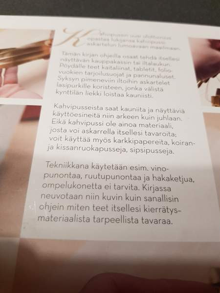 Kahvipussin uusi ulottuvuus. Seija Saarinen Сало - изображение 2