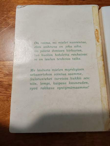 Laulukirjat 60-70 luvulta Kempele - valokuva 8