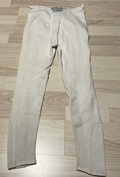 Lasten valkoiset kilpailuratsastushousut Vantaa - valokuva 3