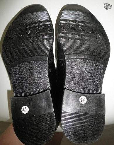 Miesten uudet mustat kiiltonahka juhlakengät 44 Yloejaervi – foto 3