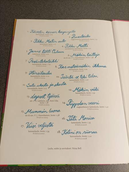 Kas metsämökin ikkuna -kirja (nuotteja) ja CD-levy Helsinki - valokuva 5