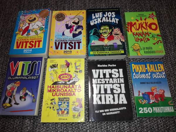 Hyväkuntoisia vitsikirjoja halvalla 2. Оулу - изображение 1
