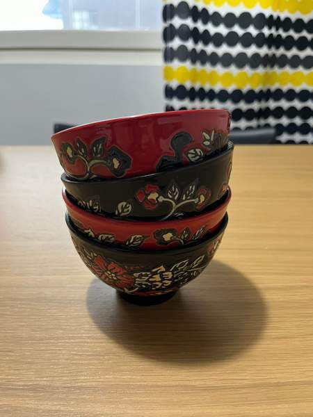 4 kpl riisi kulhoja Вантаа - изображение 1