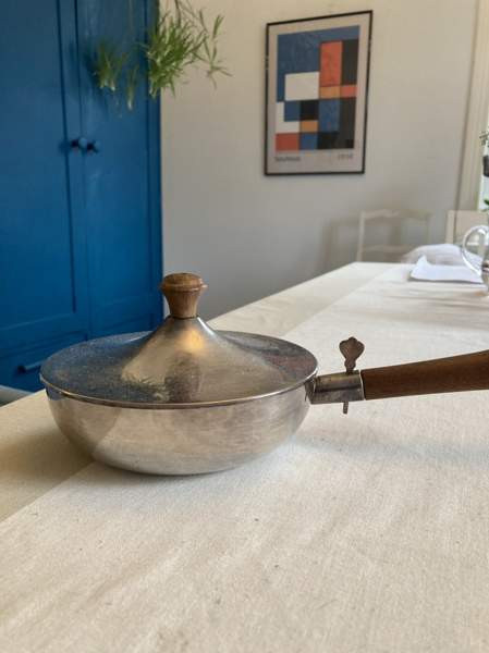 Gardberg ? tiikkiä ja metallia tarjoiluastia Jyväskylä - valokuva 1