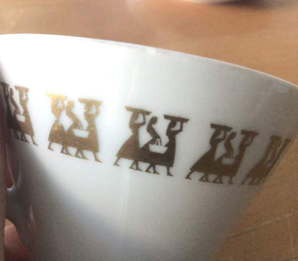 Arabia 1964-1971 aikana valmistettu kuppisetti Vantaa - valokuva 3