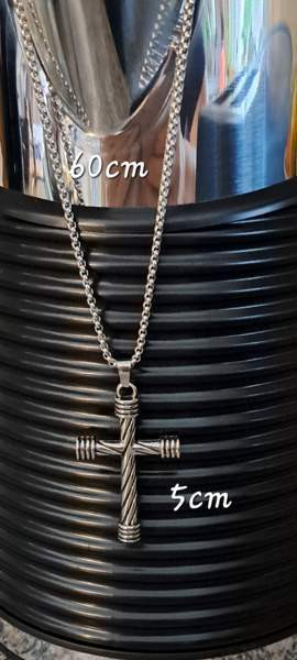 Koruterästä, spiraaliristi ja ketju Varkaus - photo 1