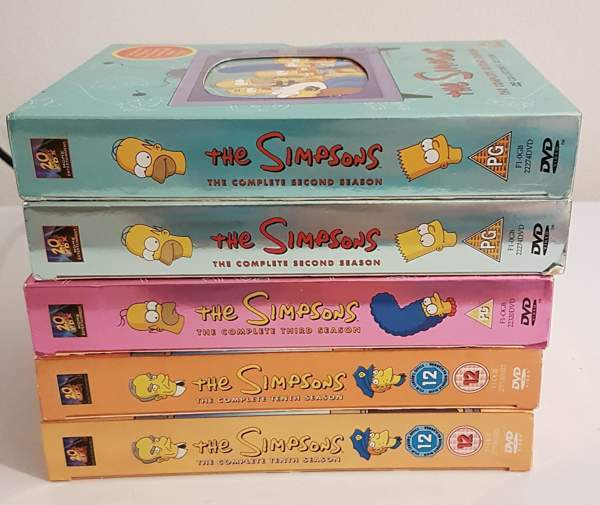 The Simpsons kaudet 2, 3 ja 10 Vantaa - valokuva 1