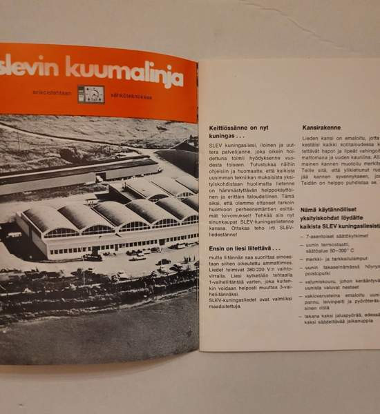 SLEV -lieden käyttöohje 1970-luvulta Helsinki - изображение 3