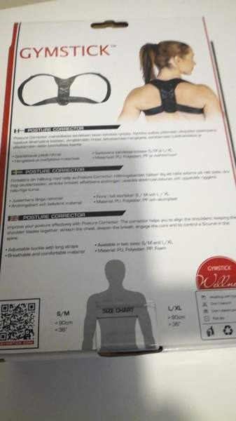 Uudet Gymstick ryhtiliivit (selkätuki) Оулу - изображение 3