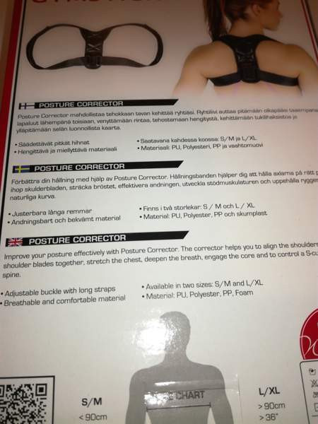 Uudet Gymstick ryhtiliivit (selkätuki) Оулу - изображение 2