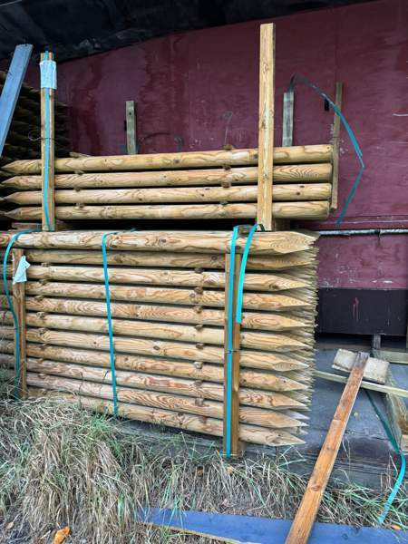 Aitatolppa 8x200 teroitettu Kontiolahti – foto 1