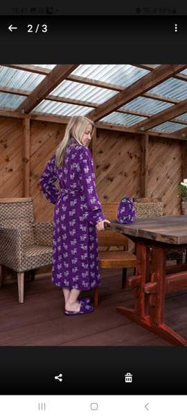 Uusi porokuvioinen froteekylpytakki, koko 3XL Oulu - photo 1