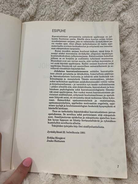 Johdatus kasvatustieteeseen Siuntio - valokuva 5