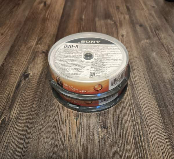 20 kpl setti uusia Sony DVD-R levyjä Kajaani - valokuva 1