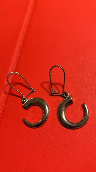 Hopeiset korvakorut Wirkkala Villisian hammas Tampere - valokuva 7