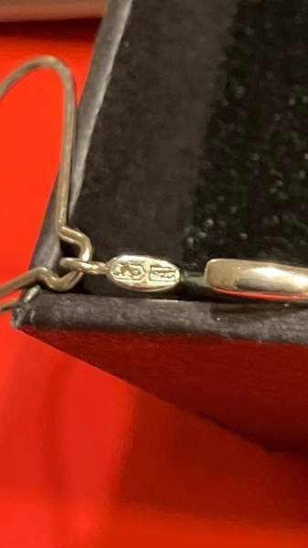 Hopeiset korvakorut Wirkkala Villisian hammas Tampere - valokuva 4