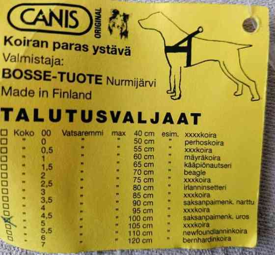 Koiran valjaat, talutusvaljaat, pehmovaljaat Raasepori