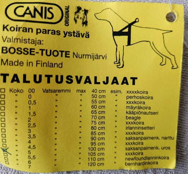 Koiran valjaat, talutusvaljaat, pehmovaljaat Raasepori – foto 3