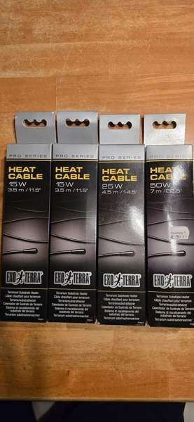 Exo terra lämmityskaapeli 15w 2kpl ja 50w 1kpl Kangasniemi - photo 1