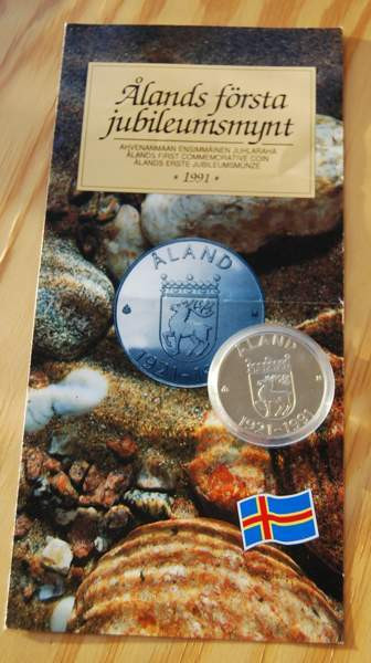 100 Markkaa 1991 Ahvenanmaan itsehallinto 70 vuotta Helsinki - изображение 1