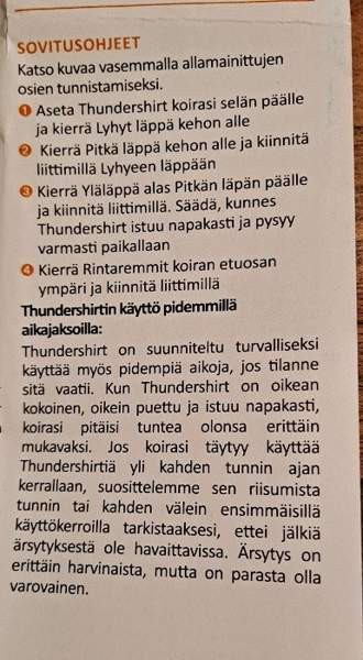 Rauhoittava liivi koiralle Tuusula - valokuva 5