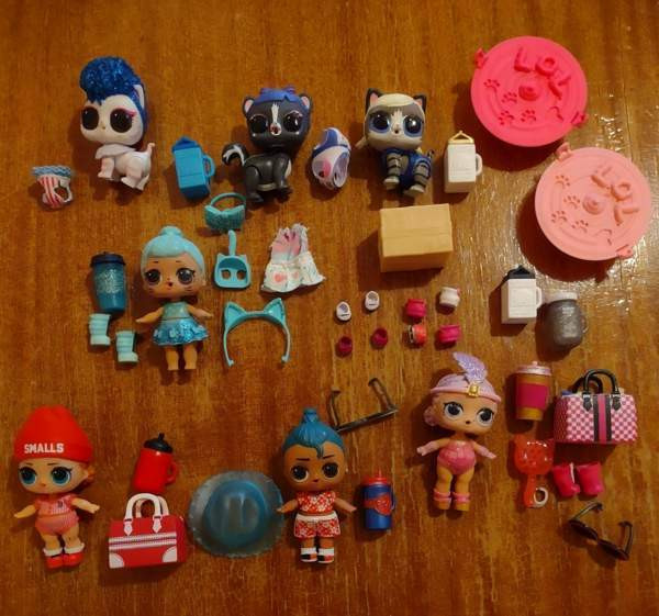 LOL-hahmoja ja tarvikkeita +pussilakana! Hämeenlinna - valokuva 1