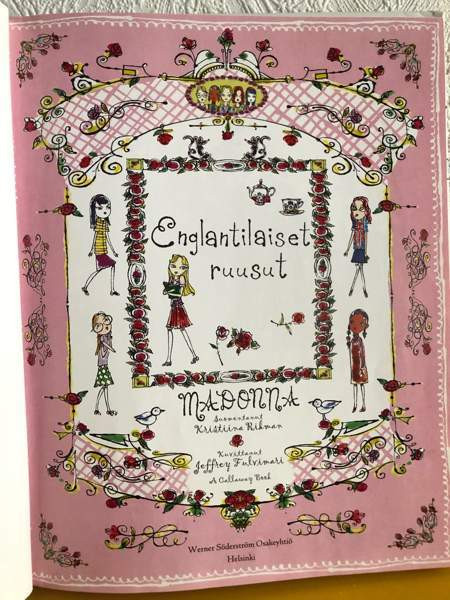 Madonna /  Englantilaiset ruusut (kirja) Helsinki - изображение 4