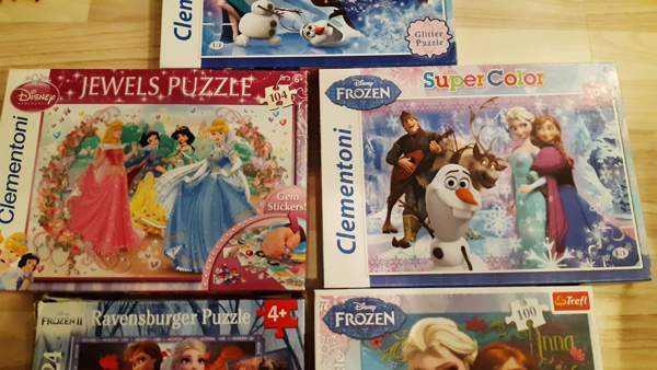 5kpl palapelejä Frozen ja Prinsessa Тампере - изображение 3