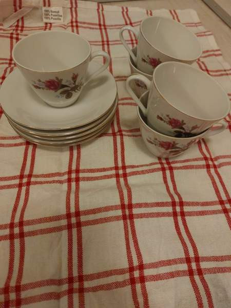 Kahvikuppi aluslautasella x 5kpl Joensuu – foto 2