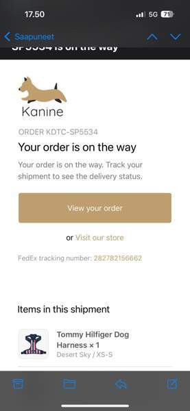 Tommy Hilfiger koirat valjaat Kauhajoki – foto 5