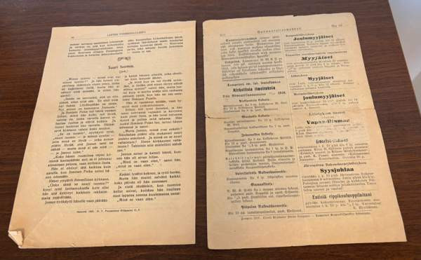 Sunnuntai-tervehdys 1916 ja Lasten Pyhäkoululehti 1923 Тампере - изображение 2