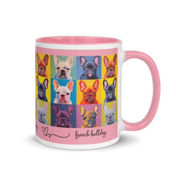 Ranskanbulldoggi muki, mukeja, koira kahvimuki Kurikka – foto 6