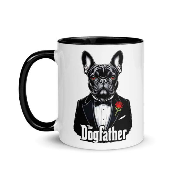 Ranskanbulldoggi muki, mukeja, koira kahvimuki Kurikka – foto 3