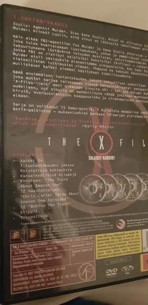 X-Files sarja 1. Tuotantokausi DVD Vantaa - valokuva 4