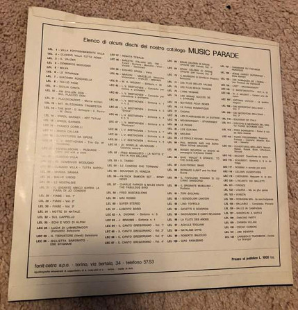 Souvenir Of Italy LP Vinyyli Joroinen - valokuva 2