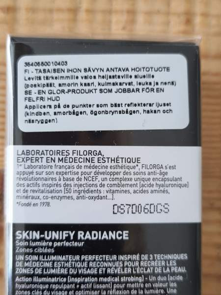 Filorga  Skin unify radiance. Ihon kirkastava hoitovoide Keminmaa - photo 4