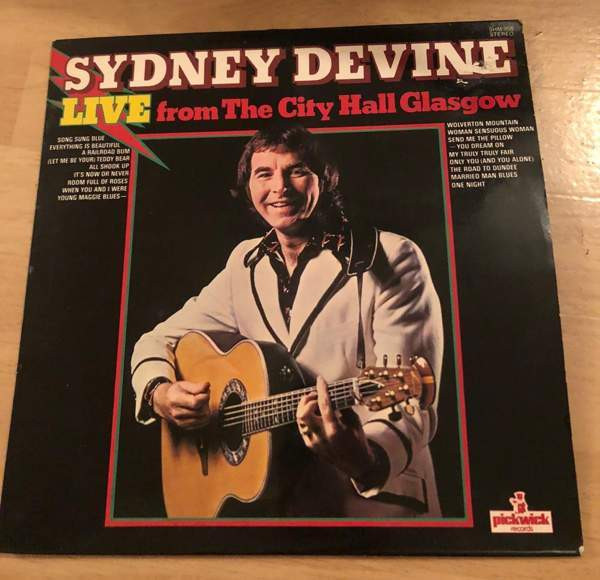 Sydney Devine Live From The City Hall Glasgow LP Vinyyli Joroinen - изображение 1