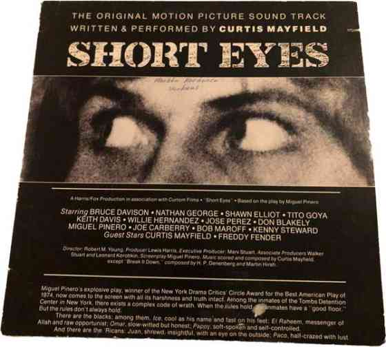 Curtis Mayfield Short Eyes LP Vinyyli Joroinen
