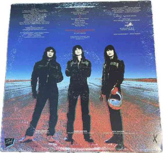 Santers Racing Time LP Vinyyli 1982 Ready Records Joroinen